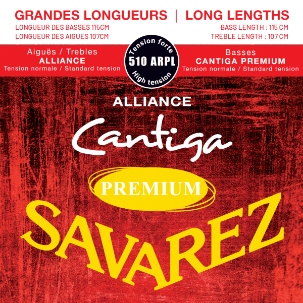510ARPL Alliance Cantiga Premium Long Комплект струн для классической гитары, Savarez