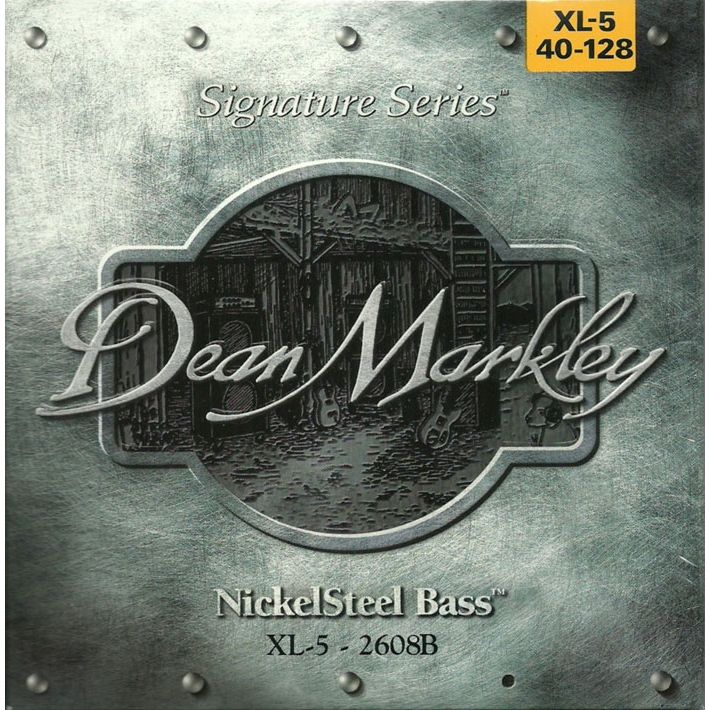 DEAN MARKLEY 2608B NickelSteel Bass - струны для БАС-гитары, 5 струн, (нержав, заморозка), 40-128