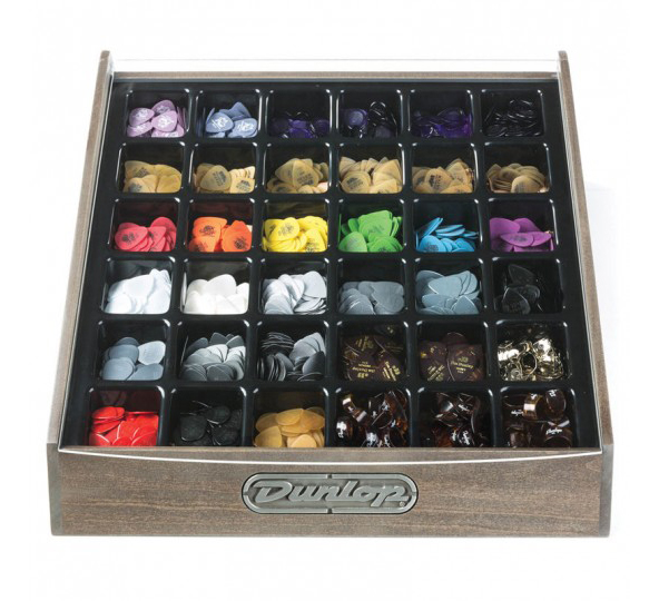 CP36BW Витрина медиаторов, 1208шт, коричневая, Dunlop