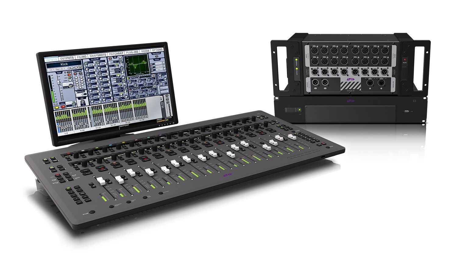 AVID S3L SYSTEM16 - цифровой микшерный пульт