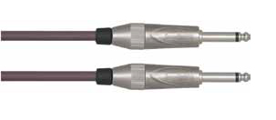 LGT-15 Кабель инструментальный, разъемы 1/4”(6,35мм), 4.5м, Leem