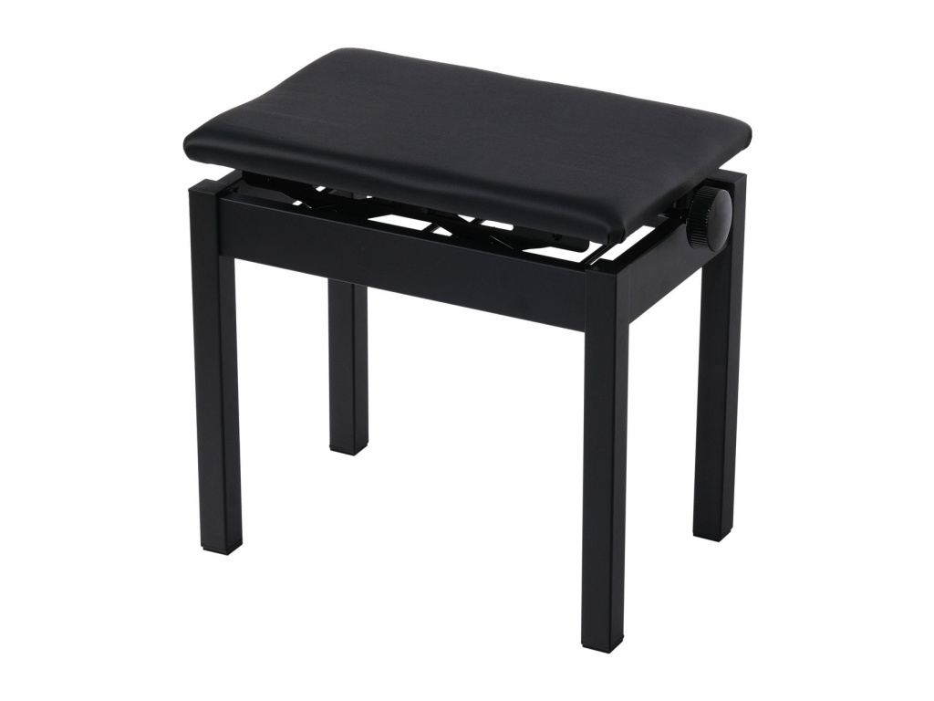 HY-TM41-SATIN-BLACK Банкетка, матовый черный, искусственная кожа, Rin