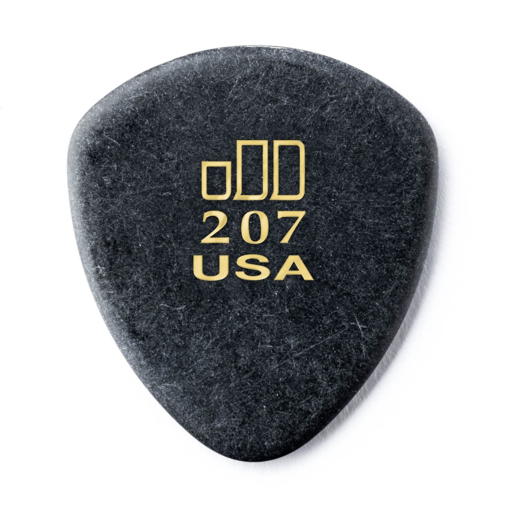 477R207 JD Jazztones Медиаторы 36шт, большой круглый кончик, черные, Dunlop