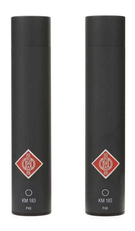008521 Neumann KM 183 mt stereo set Микрофон конденсаторный, стереопара, черный, Sennheiser