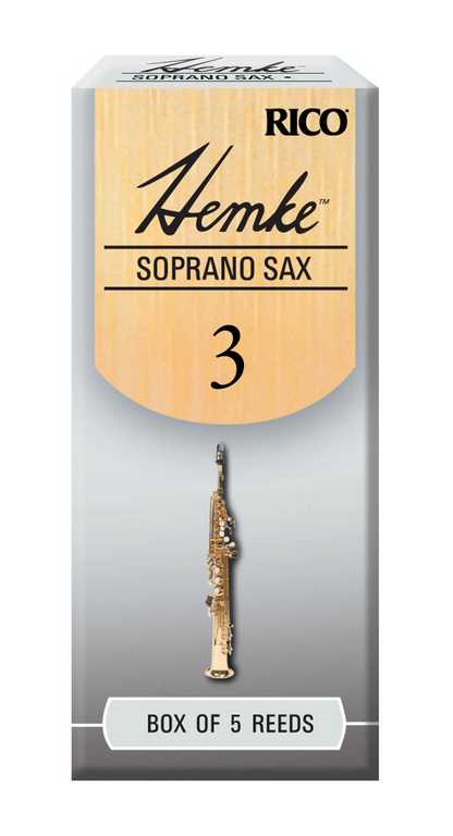 RHKP5SSX300 Hemke Трости для саксофона сопрано, размер 3.0, 5шт, Rico