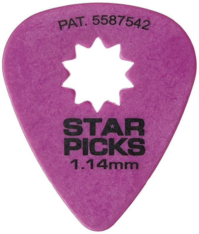 30026 Star Pick Медиаторы 12шт, толщина 1.14мм, Everly