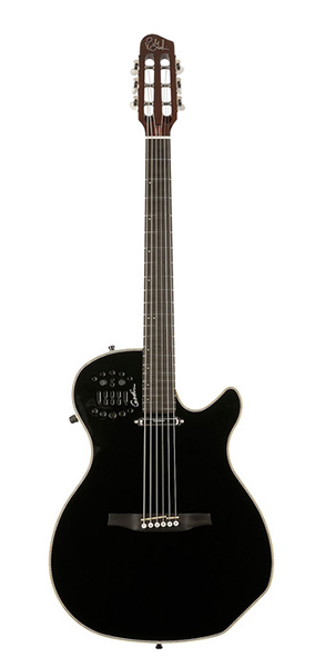031245 Multiac Spectrum Black HG Электро-акустическая гитара, с чехлом, черная, Godin