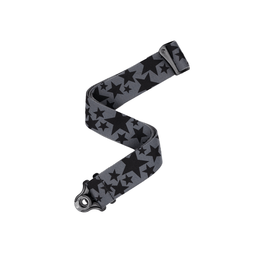 50BAL14 Auto Lock Ремень для гитары, с блокировкой, звезды, D'Addario