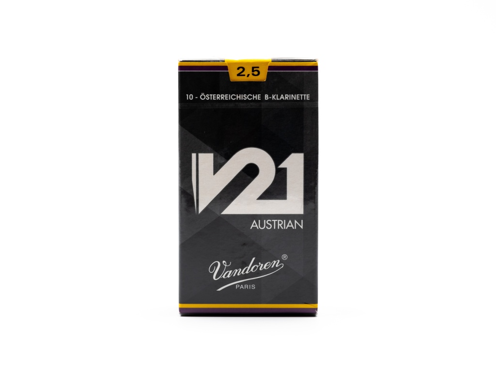 CR8825 V21 Austrian Трости для кларнета Bb, №2.5, 10шт, Vandoren