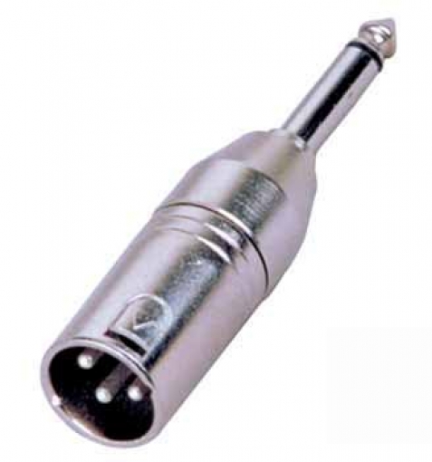 CA308 Переходник (разъем переходной) XLR штекер — 1/4'' моно штекер, Soundking
