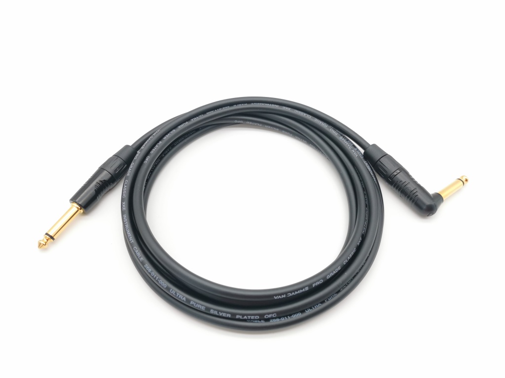 G18-JR-J-0400-0 Кабель гитарный (инструментальный) Jack-Jack угловой, 4м, ZZcable
