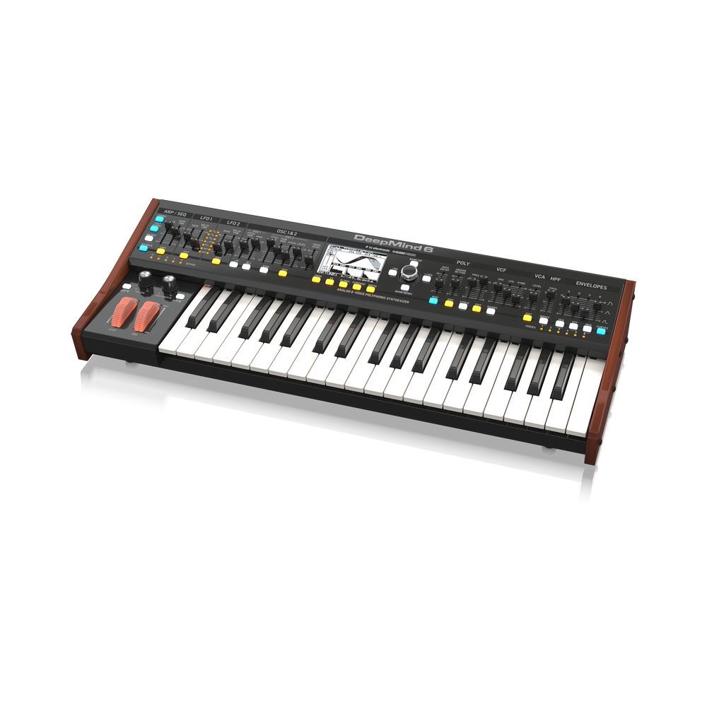 BEHRINGER DEEPMIND 6 - аналоговый синтезатор, 37 кл., 6-гол. полифония