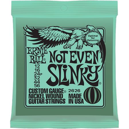P02626 Not Even Slinky Комплект cтрун для  электрогитары, никель, 12-56, Ernie Ball