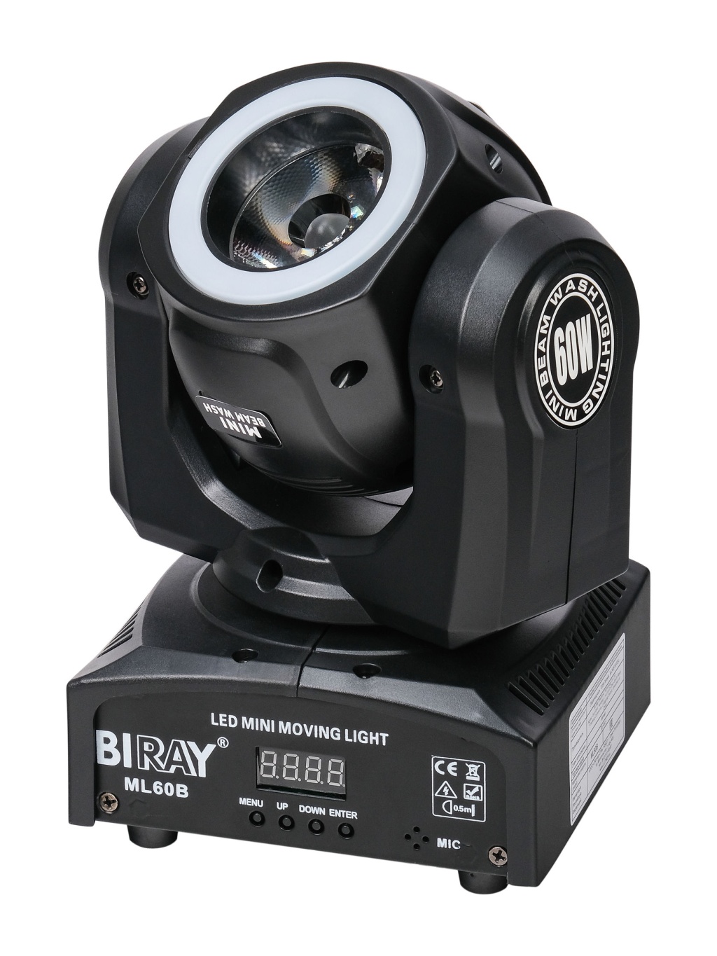 ML60B Моторизированная световая "голова", RGBW, LED 60+10х0,2Вт, Bi Ray