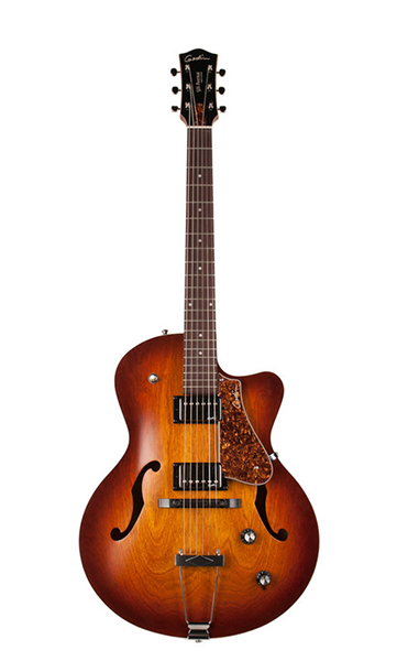 039289 5th Avenue CW Kingpin II HB Cognac Burst Электрогитара арктоп, Godin