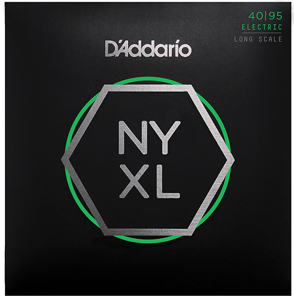 NYXL4095 NYXL Комплект струн для бас-гитары, Long Scale, Super Light, 40-95, D'Addario