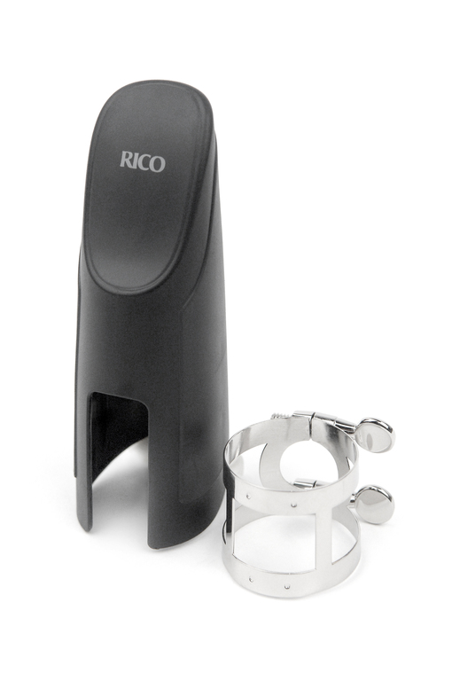 RBS1N Лигатура и колпачок для саксофона баритон, никелированная, Rico