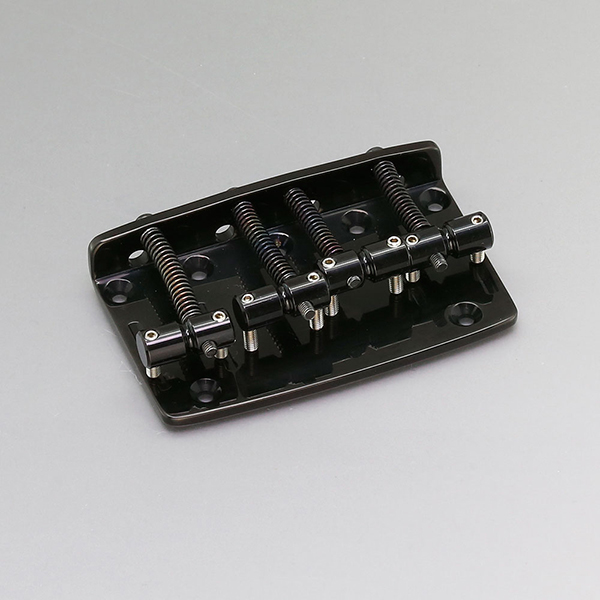 203B-4-B Бридж (струнодержатель) для бас-гитары, черный, Gotoh