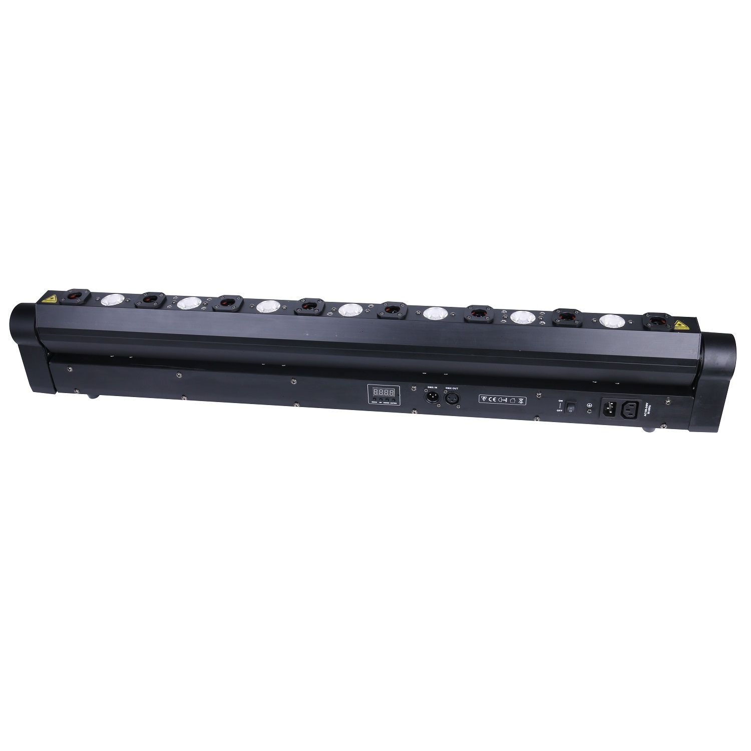 INVOLIGHT LEDBAR508R - светодиодная моторизованная панель, 7x 3Вт (амбер), красный лазер 8х 500мВт