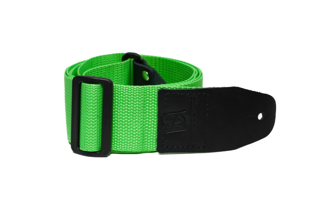 MB5050-130 Ремень для гитары, нейлоновый, салатовый, Mamba straps