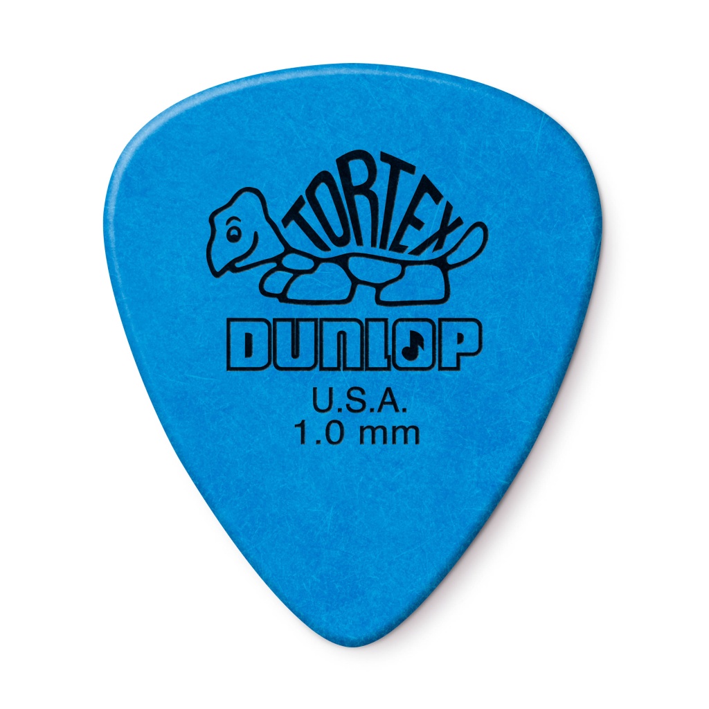 418R1.0 Tortex Standard Медиаторы 72шт, толщина 1,0мм, Dunlop