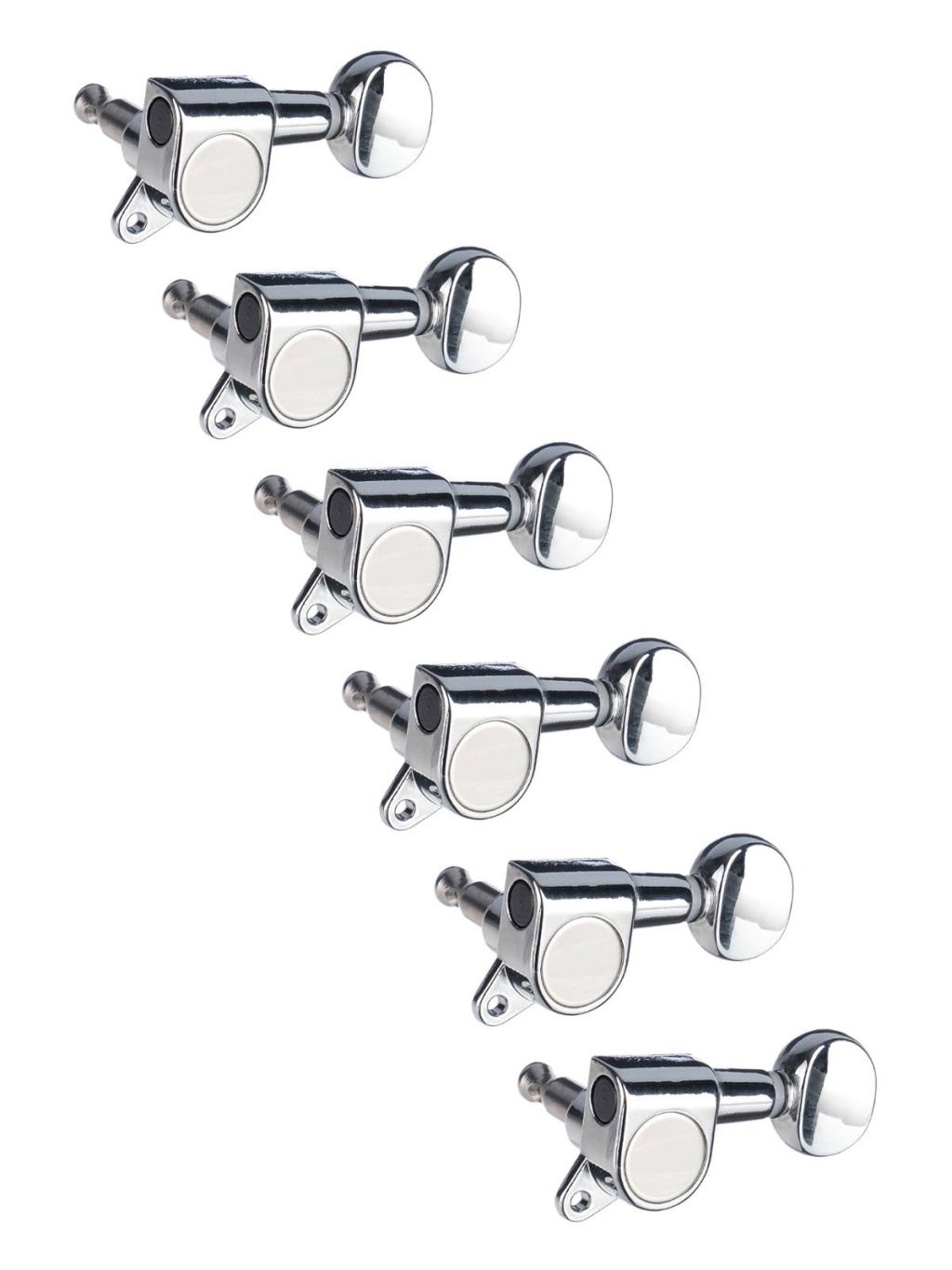 J-05-Ball-LOCK-CR-6L Колки для гитары 6л, хром, Metallor