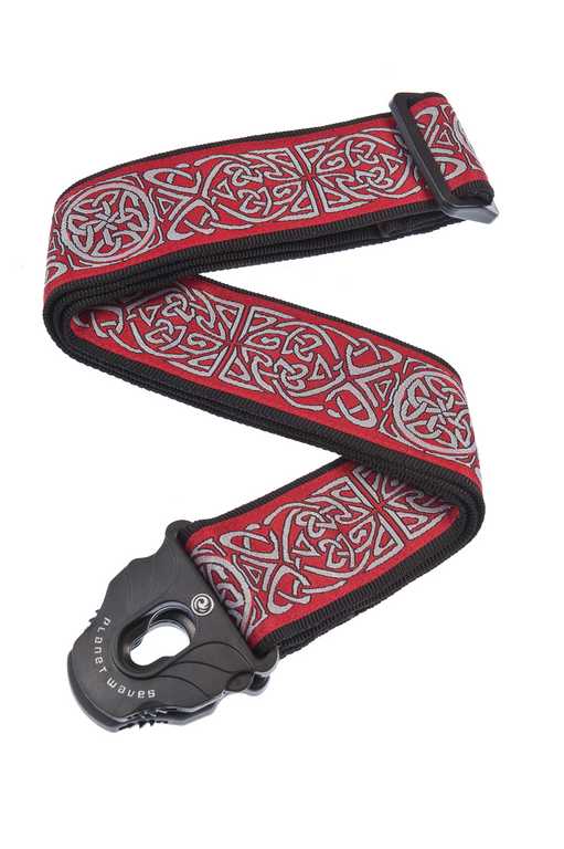 50PLA07 Planet Lock Ремень для гитары с фиксатором, рисунок "Celtic", Planet Waves