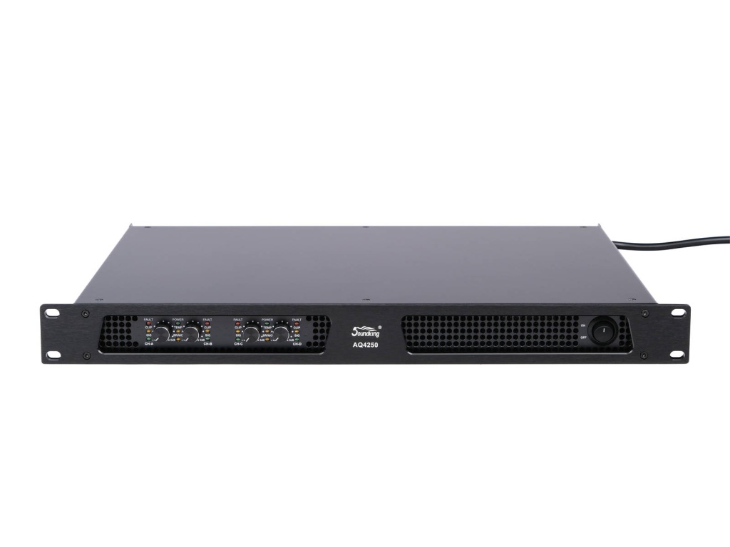 AQ4250 Усилитель мощности цифровой, 4х250Вт, Soundking