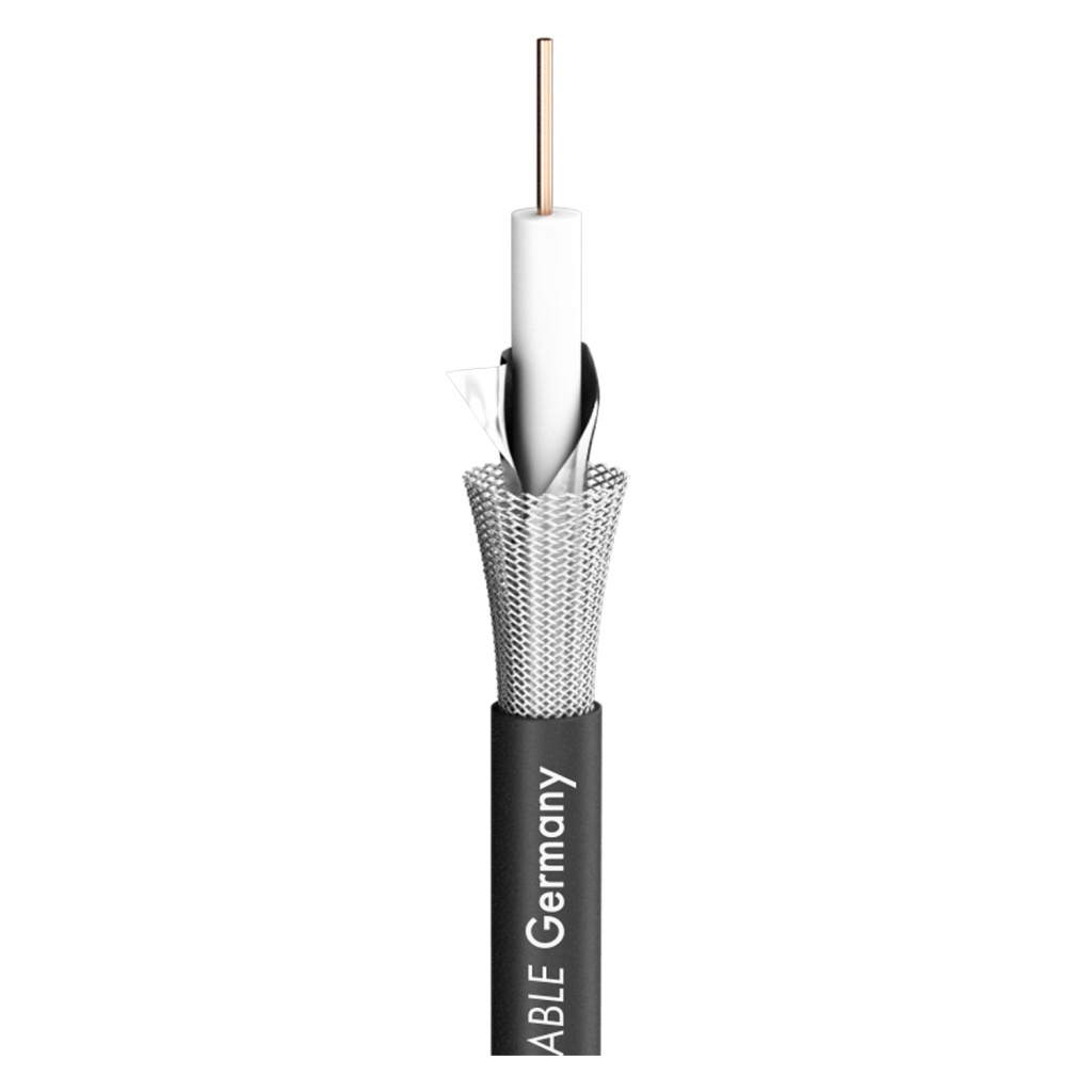 600-0851F SC-Slimline 0.6/2.8 FRNC BLK Кабель коаксиальный 75 Ом, 100м, Sommer Cable