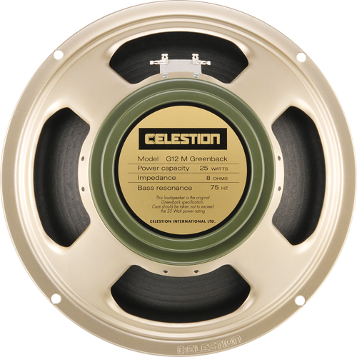 T1220BWD G12M Greenback Динамик 12", 8 Ом, 25Вт, Celestion