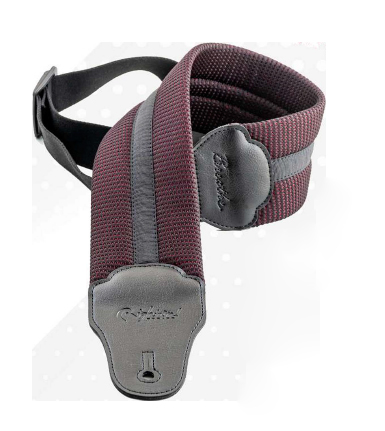 8419612000087 Groove Breathe Red Ремень для гитары, RightOn Straps