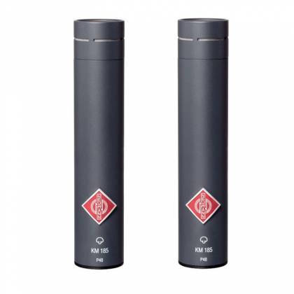 008525 Neumann KM 185 mt stereo set Микрофон конденсаторный, стереопара, черный, Sennheiser