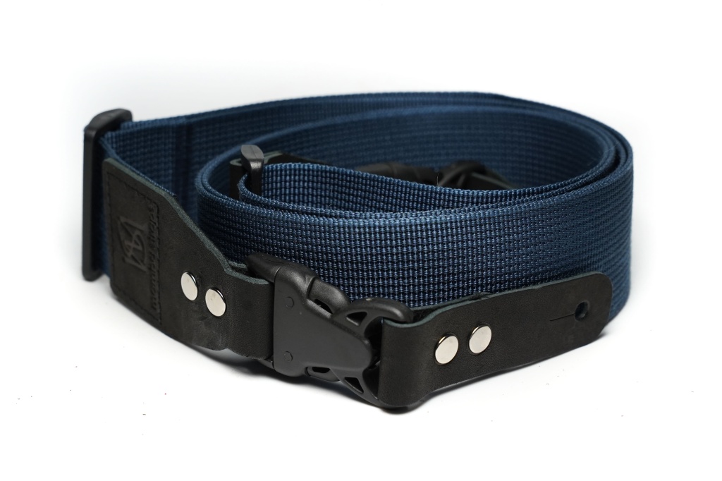MB5022-022 Ремень для гитары, нейлоновый, темно-синий, Mamba straps