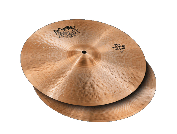 0001064016 2002 Black Big Beat Hi Hat Две тарелки 16", Paiste