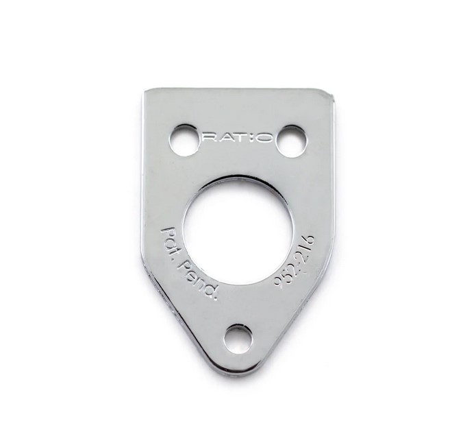 PRT-952-216-C1 Ratio InvisoMatch Пластина для колка, 90 градусов, 1шт, хром, GraphTech