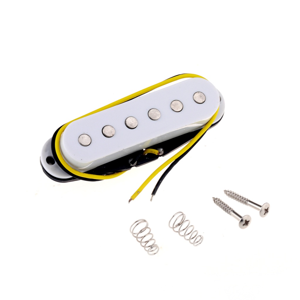 M270 Звукосниматель сингл Strat, бридж(bridge), белый, Musiclily