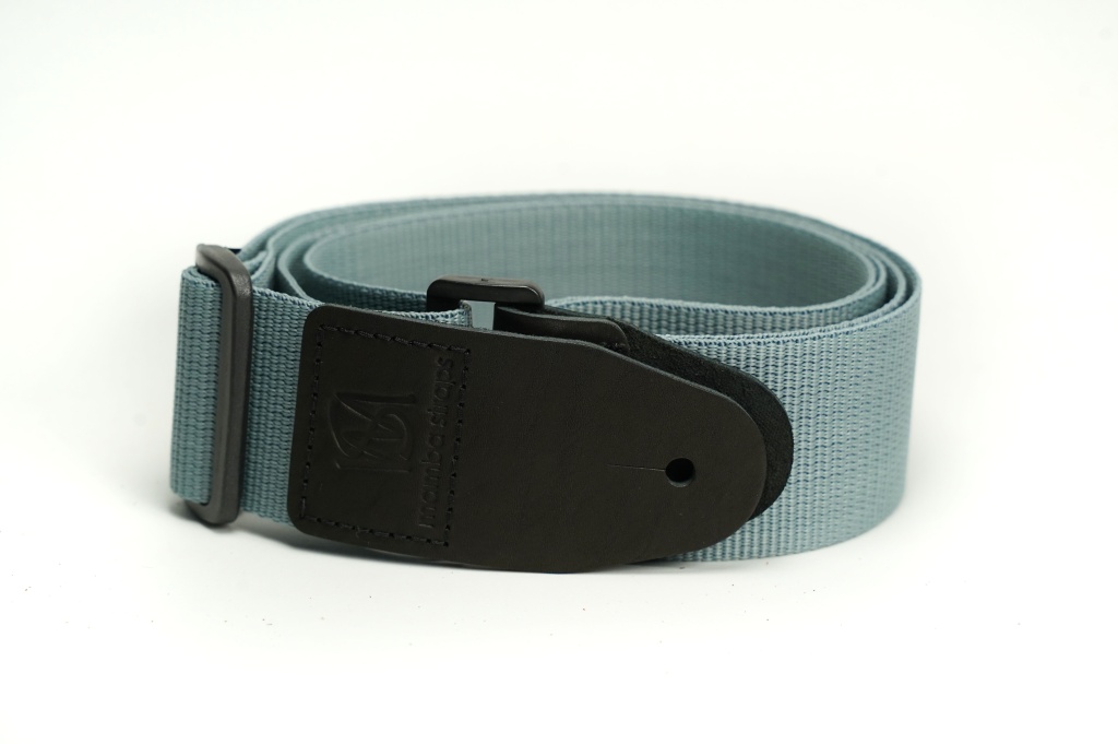 MB5031-161 Ремень для гитары, нейлоновый, светло-серый, Mamba straps