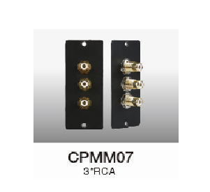 CPMM07 Модуль коммутационной панели CPM101 3 х RCA, Soundking