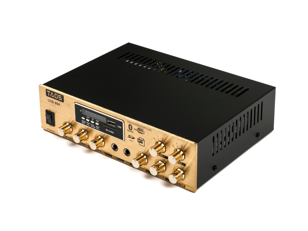 DS-80A Усилитель мощности, трансляционный, 80Вт, TADS
