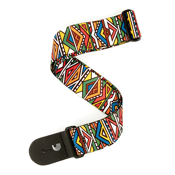 P20S1504 World Ремень для гитары, рисунок «Ndebele», Planet Waves