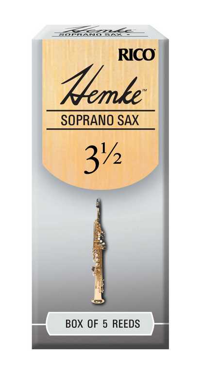 RHKP5SSX350 Hemke Трости для саксофона сопрано, размер 3.5, 5шт, Rico