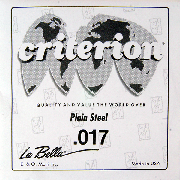 CPS017 Отдельная струна, сталь, 017, La Bella