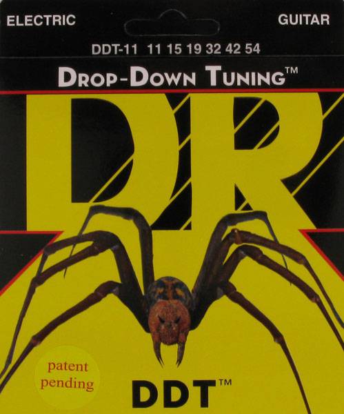 DDT-11 Drop-Down Tuning Комплект струн для электрогитары, никелированные, 11-54, DR