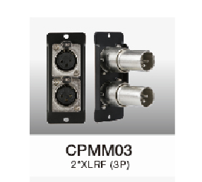 CPMM03 Модуль коммутационной панели CPM101 2 х XLR(F) 3р, Soundking