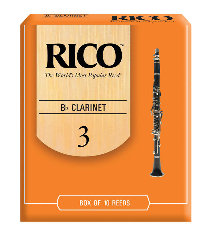 RCA1030 Rico Трости для кларнета Bb, размер 3.0, 10шт в упаковке Rico
