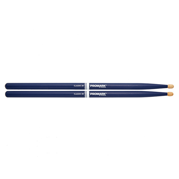 TX2BW-BLUE 2B Барабанные палочки, синие, орех гикори, деревянный наконечник, ProMark