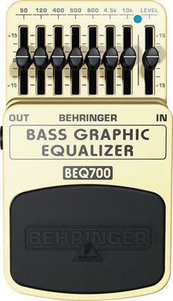 BEHRINGER BEQ700 - 7-полосный графический эквалайзер для бас-гитары или клавишных