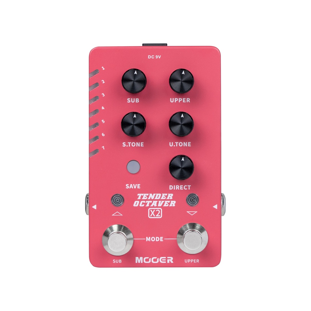 M730 Tender Octaver X2 Педаль эффектов, Mooer