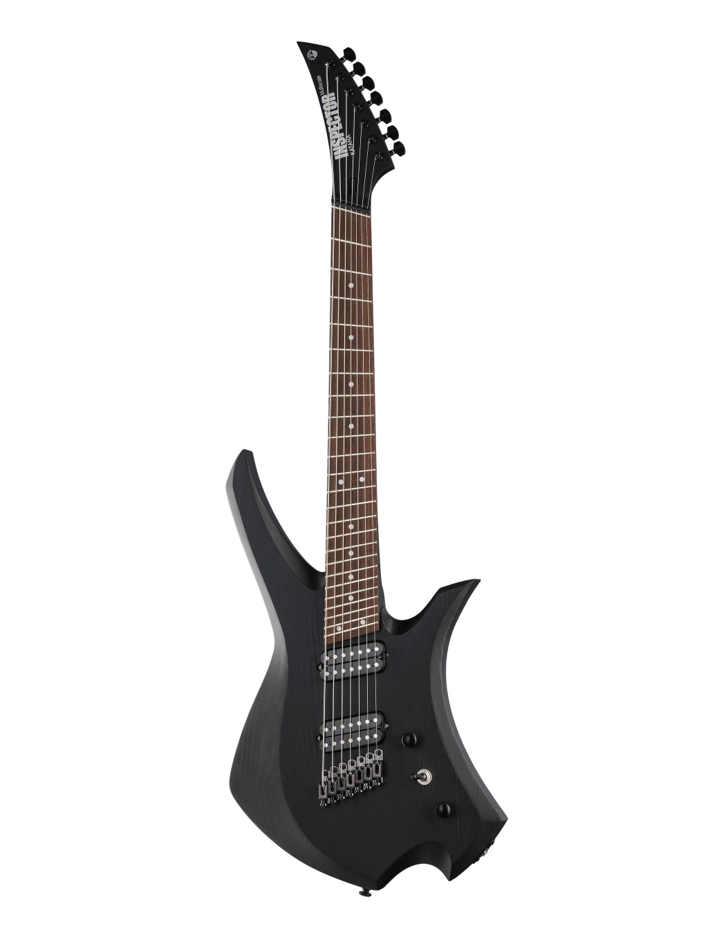 Katana-7-multiscale-black Электрогитара 7-струнная мультимензурная, черная, Inspector