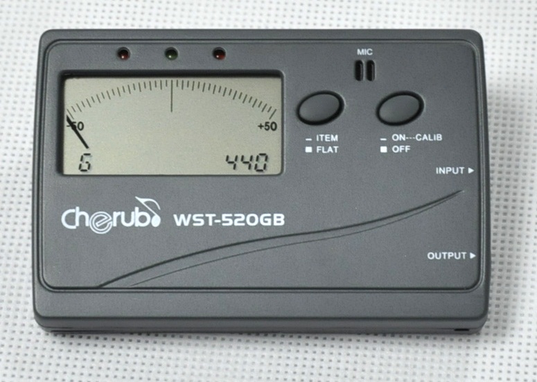 *WST-520GB Цифровой тюнер для гитары, бас-гитары Cherub